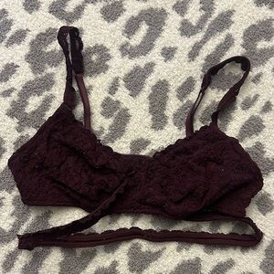 Aerie Lace Bralette in Rich Burgundy